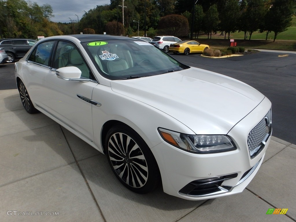 White Platinum 2017 Lincoln Continental Black Label AWD Exterior Photo #123030055