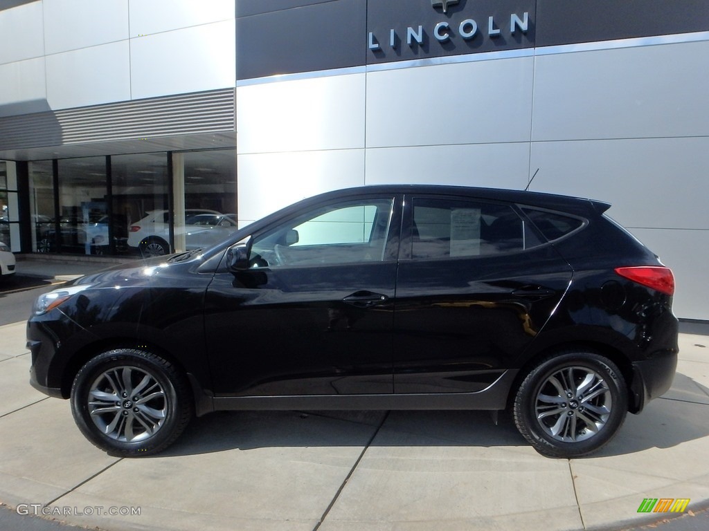 2015 Tucson GLS AWD - Ash Black / Black photo #2