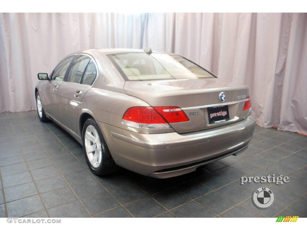 2006 7 Series 750i Sedan - Kalahari Beige Metallic / Dark Beige/Beige III photo #3