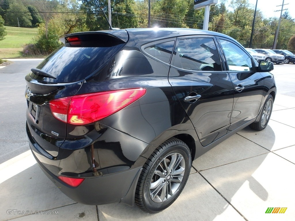 2015 Tucson GLS AWD - Ash Black / Black photo #6