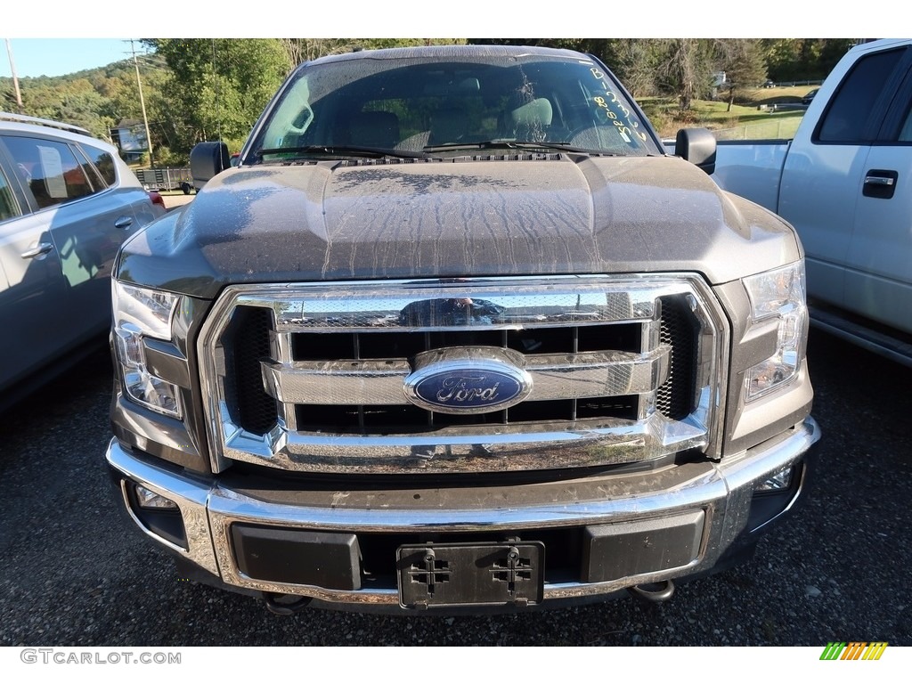 2017 F150 XLT SuperCrew 4x4 - Lithium Gray / Earth Gray photo #2