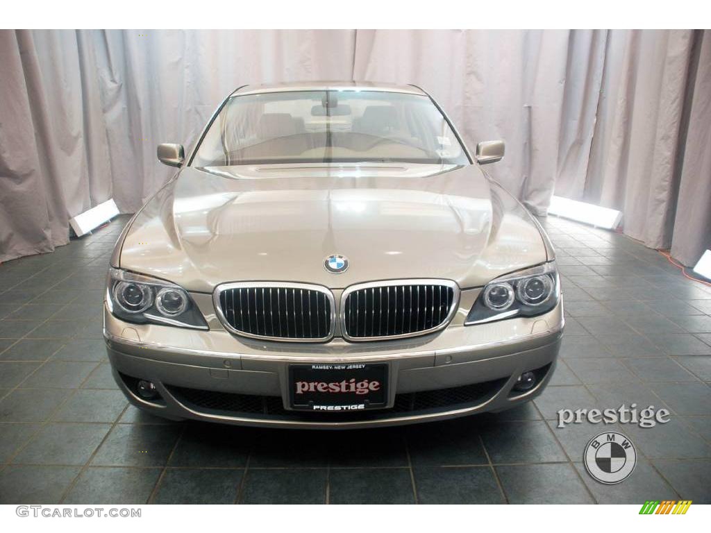 2006 7 Series 750i Sedan - Kalahari Beige Metallic / Dark Beige/Beige III photo #6