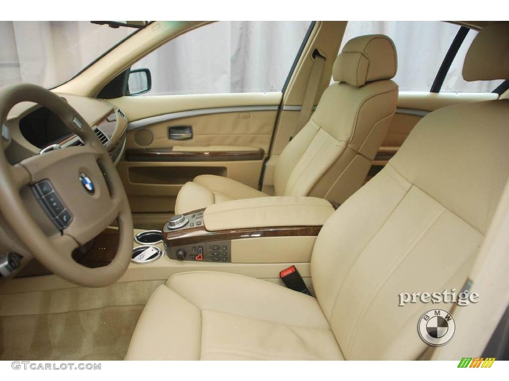 2006 7 Series 750i Sedan - Kalahari Beige Metallic / Dark Beige/Beige III photo #9