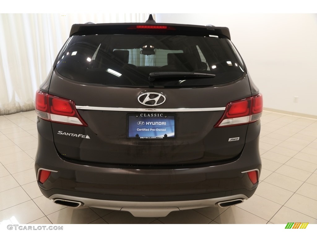 2017 Santa Fe SE AWD - Java Espresso / Beige photo #20