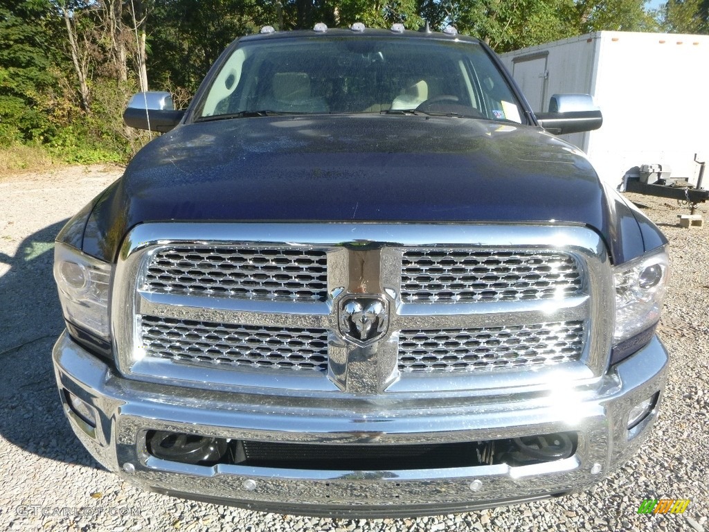 2018 2500 Laramie Crew Cab 4x4 - True Blue Pearl / Black photo #7