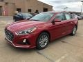 2018 Scarlet Red Hyundai Sonata SE  photo #1