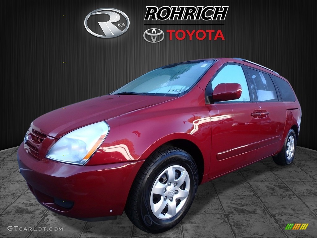 2010 Sedona LX - Claret Red / Beige photo #3