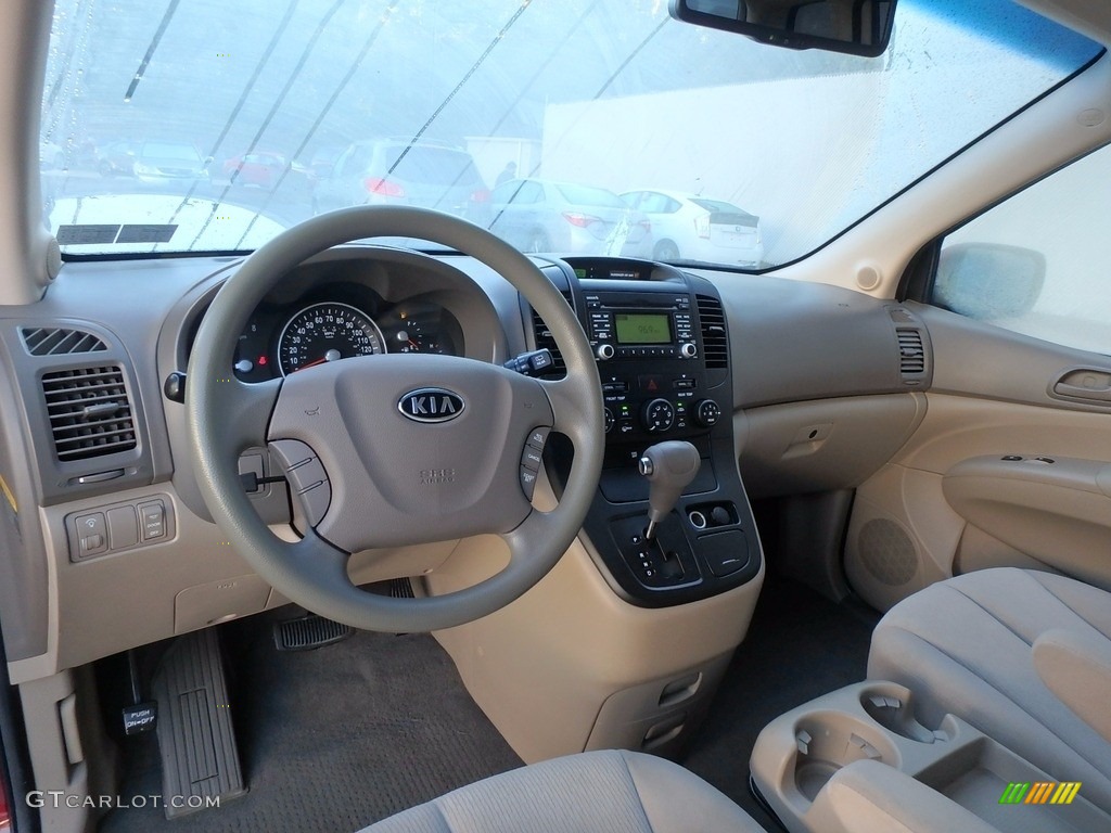 2010 Sedona LX - Claret Red / Beige photo #8