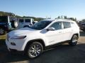 2018 Bright White Jeep Cherokee Limited 4x4  photo #1
