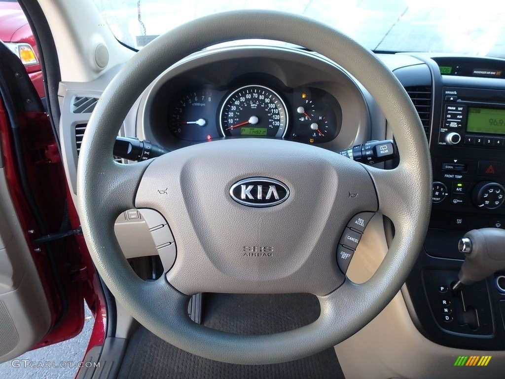 2010 Sedona LX - Claret Red / Beige photo #21