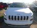 2018 Bright White Jeep Cherokee Limited 4x4  photo #8