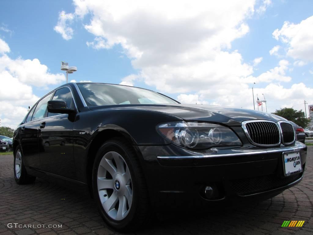 2006 7 Series 750Li Sedan - Jet Black / Black/Black photo #7