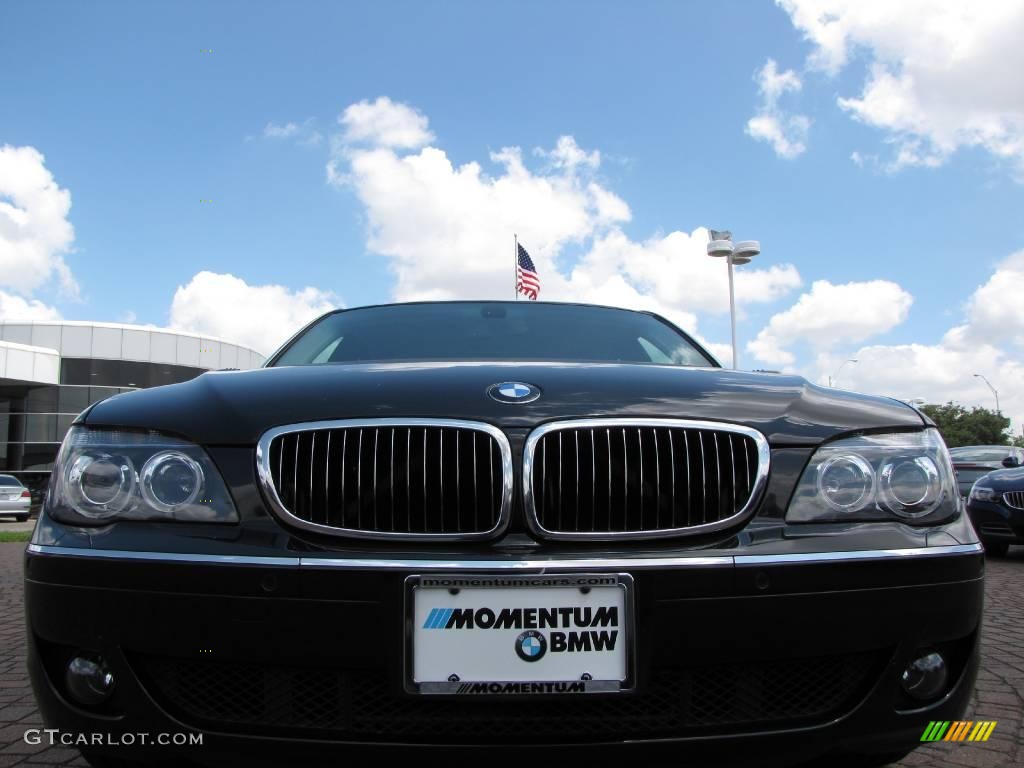 2006 7 Series 750Li Sedan - Jet Black / Black/Black photo #8