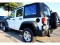 2017 Bright White Jeep Wrangler Unlimited Sport 4x4  photo #2