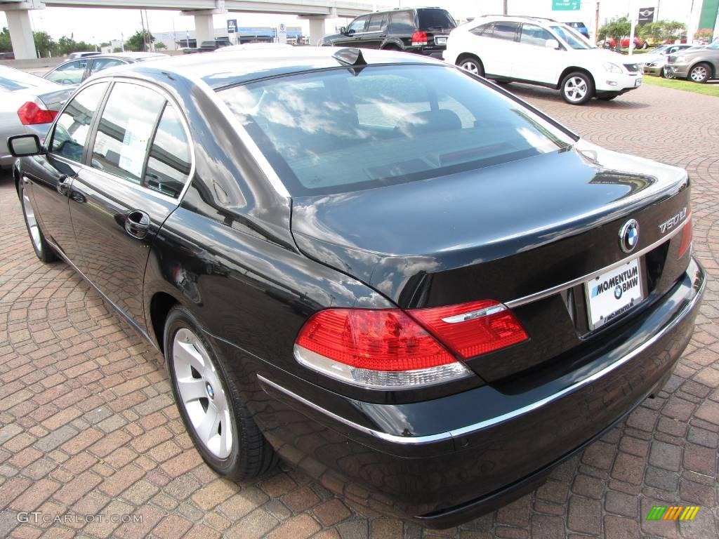 2006 7 Series 750Li Sedan - Jet Black / Black/Black photo #11