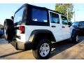 2017 Bright White Jeep Wrangler Unlimited Sport 4x4  photo #3