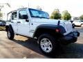 2017 Bright White Jeep Wrangler Unlimited Sport 4x4  photo #4