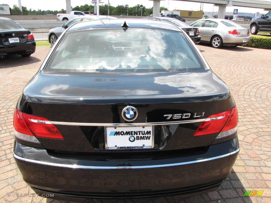 2006 7 Series 750Li Sedan - Jet Black / Black/Black photo #12