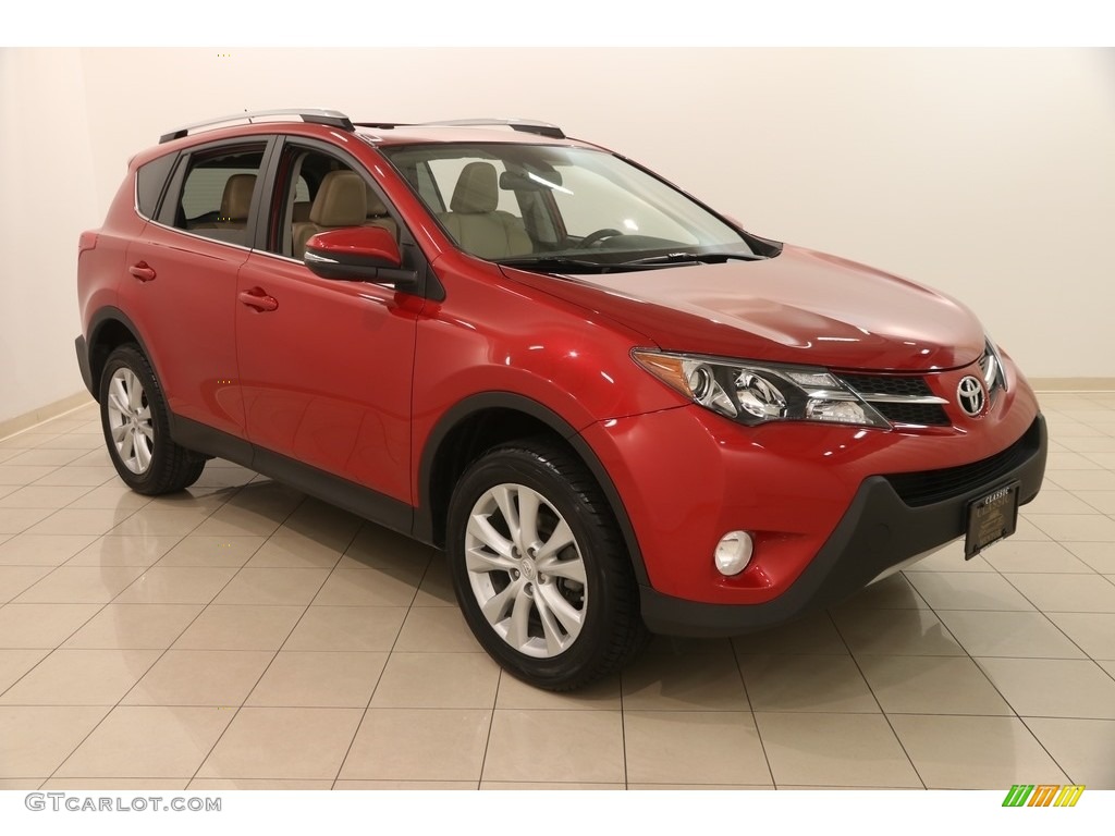 2015 Barcelona Red Metallic Toyota RAV4 Limited AWD 123026073