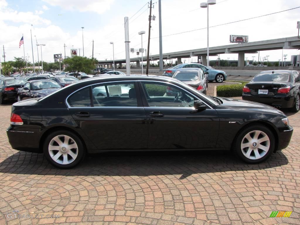 2006 7 Series 750Li Sedan - Jet Black / Black/Black photo #14