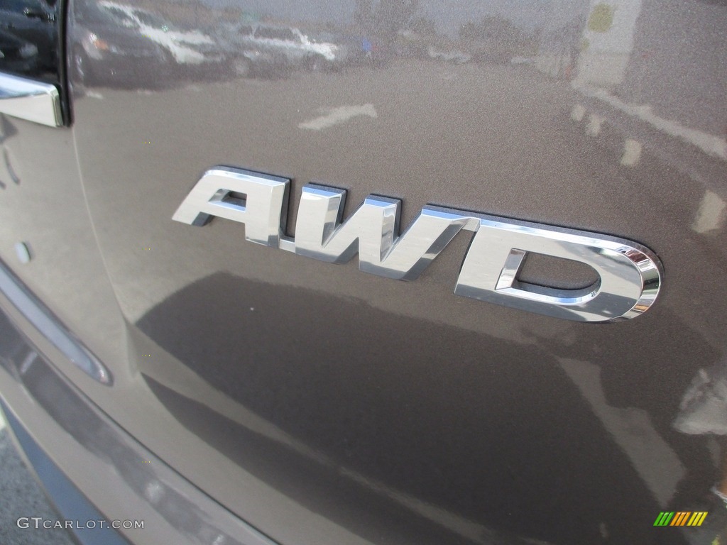 2014 CR-V EX AWD - Urban Titanium Metallic / Beige photo #6