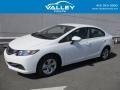 Taffeta White - Civic LX Sedan Photo No. 1