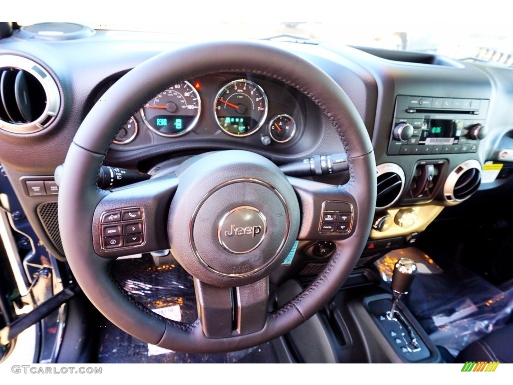 2017 Wrangler Unlimited Rubicon 4x4 - Rhino / Black photo #9