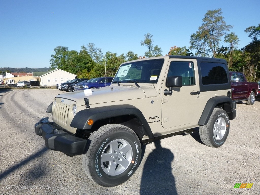 2017 Wrangler Sport 4x4 - Gobi / Black photo #1