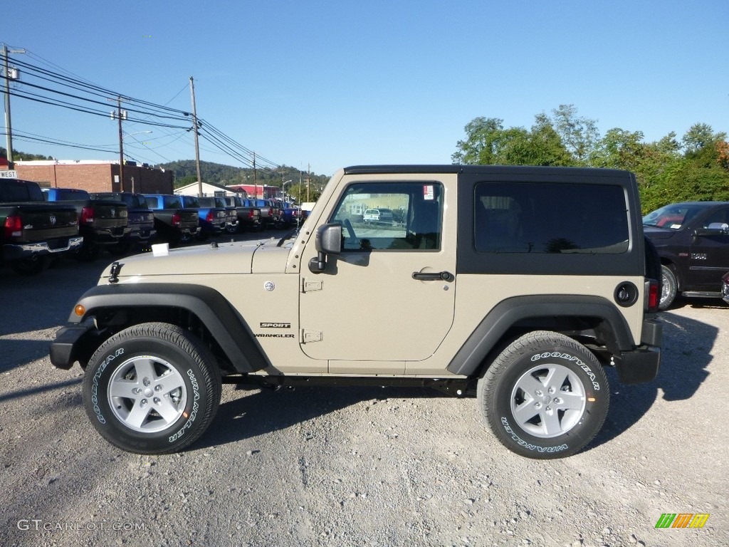 2017 Wrangler Sport 4x4 - Gobi / Black photo #2