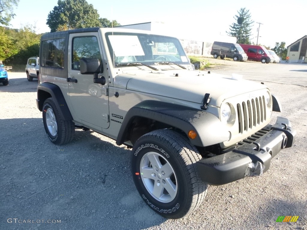 2017 Wrangler Sport 4x4 - Gobi / Black photo #7