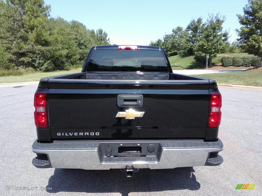 2014 Silverado 1500 WT Double Cab 4x4 - Black / Jet Black/Dark Ash photo #7