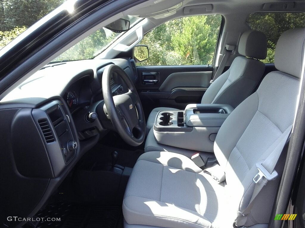 2014 Silverado 1500 WT Double Cab 4x4 - Black / Jet Black/Dark Ash photo #10