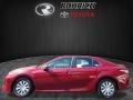 2018 Ruby Flare Pearl Toyota Camry Hybrid XLE  photo #3