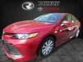 2018 Ruby Flare Pearl Toyota Camry Hybrid XLE  photo #4