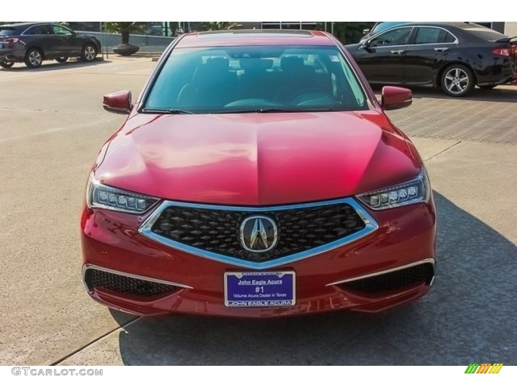 2018 TLX V6 Technology Sedan - San Marino Red / Ebony photo #2