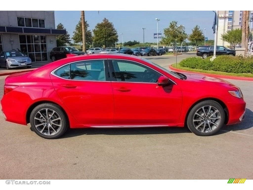 2018 TLX V6 Technology Sedan - San Marino Red / Ebony photo #8