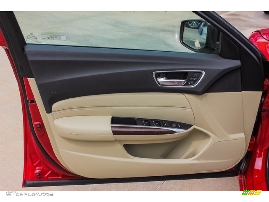 2018 TLX V6 Sedan - San Marino Red / Parchment photo #12