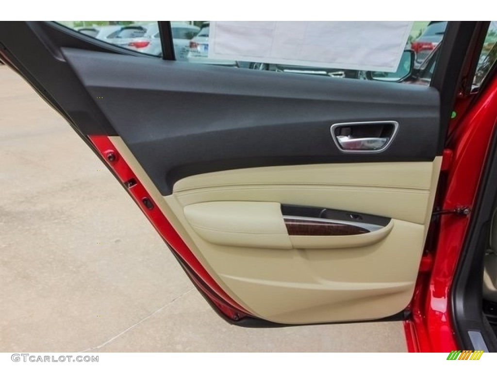 2018 TLX V6 Sedan - San Marino Red / Parchment photo #16