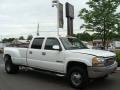 Summit White - Sierra 3500 SLE Crew Cab 4x4 Dually Photo No. 3