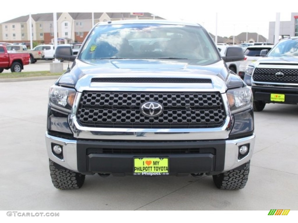 2018 Tundra SR5 CrewMax 4x4 - Midnight Black Metallic / Black photo #2