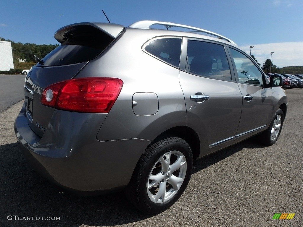 2011 Rogue SV AWD - Platinum Graphite / Black photo #9
