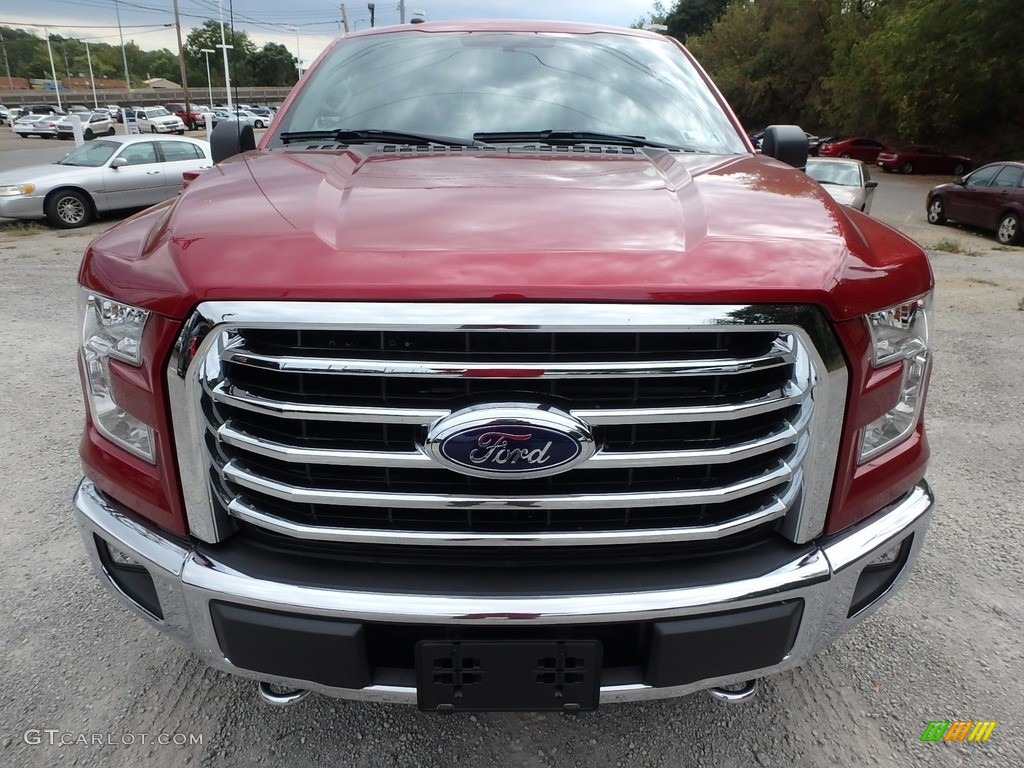 2017 F150 XLT SuperCrew 4x4 - Ruby Red / Earth Gray photo #7