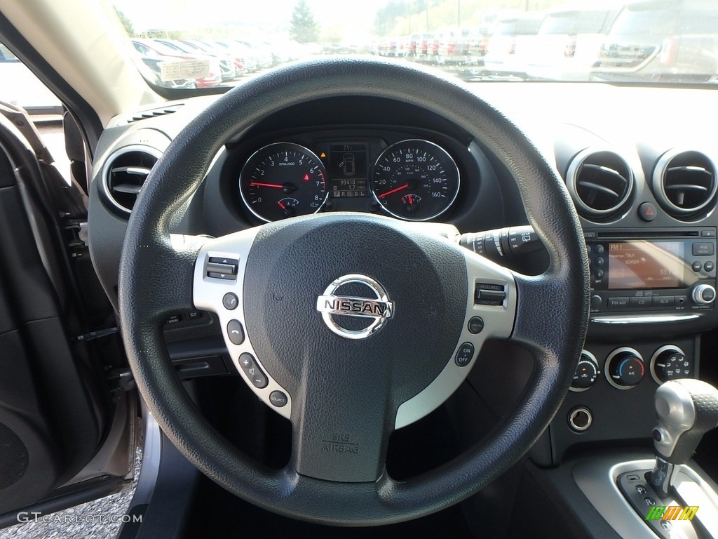 2011 Rogue SV AWD - Platinum Graphite / Black photo #24