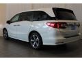 2018 White Diamond Pearl Honda Odyssey Touring  photo #5