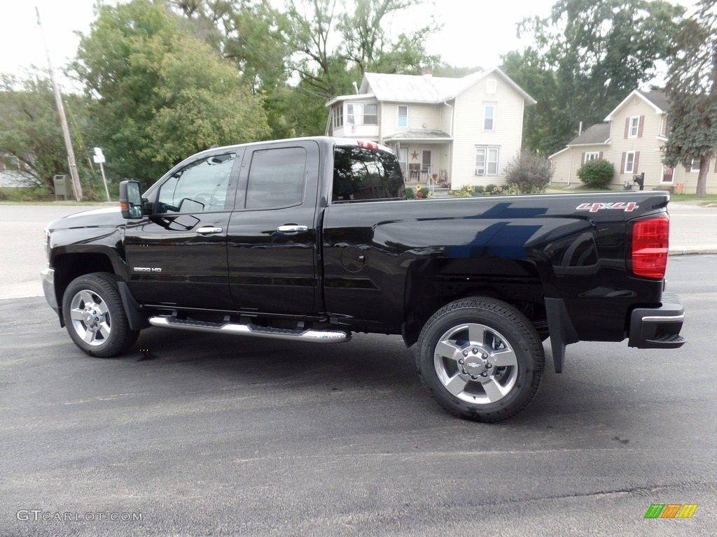 2017 Silverado 2500HD Work Truck Double Cab 4x4 - Black / Dark Ash/Jet Black photo #5