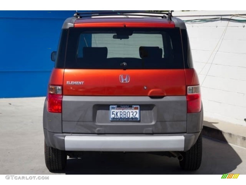2004 Element EX - Sunset Orange Pearl / Gray photo #9