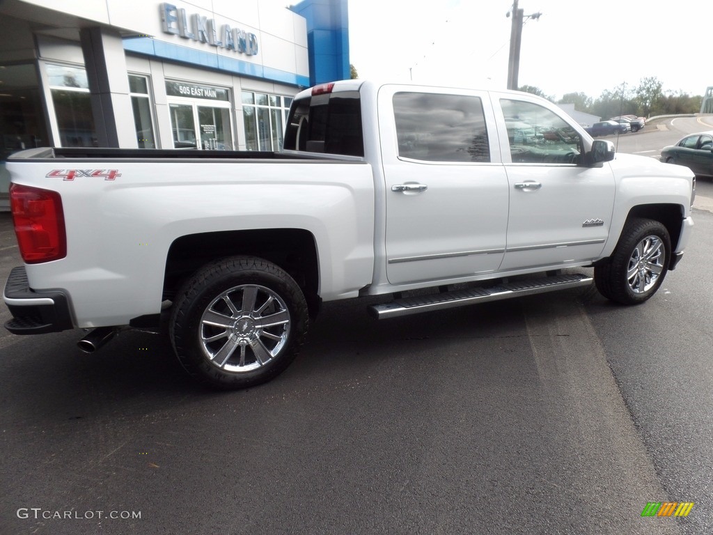 2017 Silverado 1500 High Country Crew Cab 4x4 - Iridescent Pearl Tricoat / High Country Jet Black/Medium Ash Gray photo #10