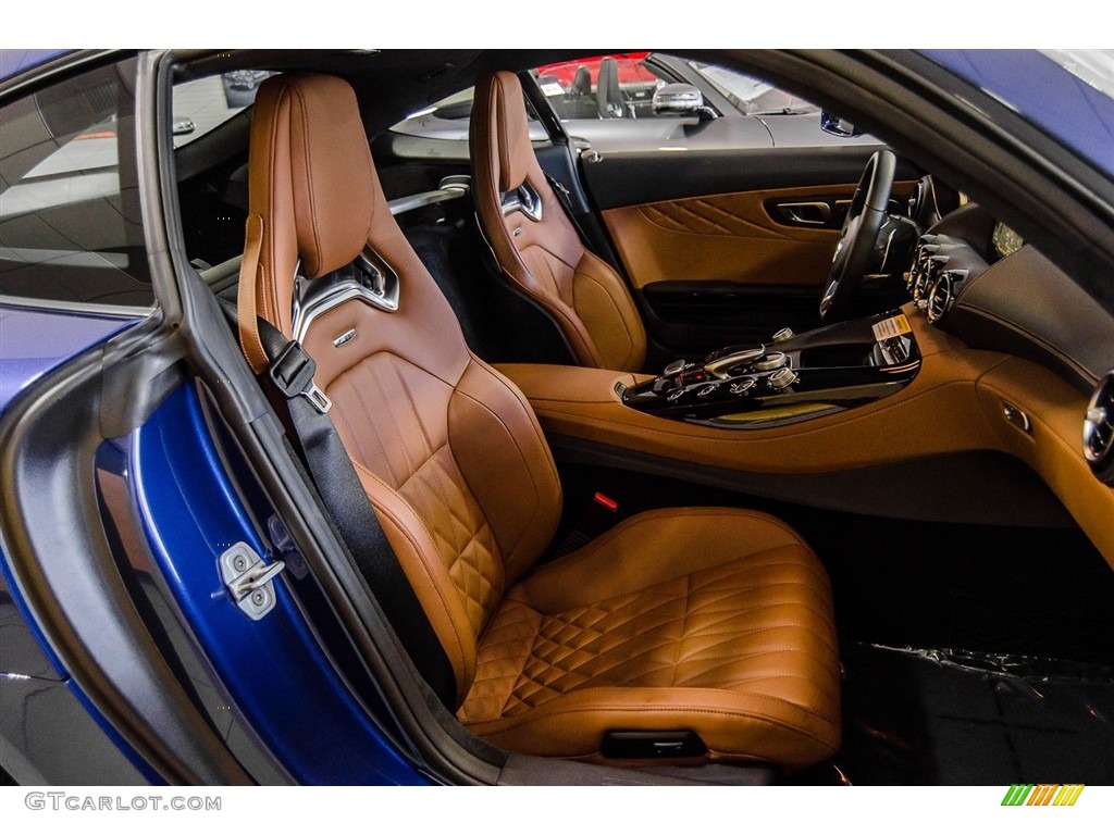 2017 AMG GT Coupe - Brilliant Blue Metallic / Saddle Brown photo #2