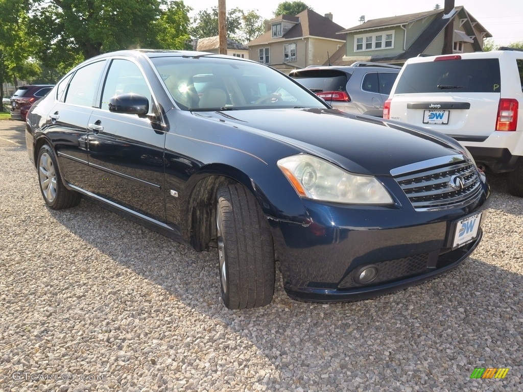 2007 M 35x Sedan - Twilight Blue Pearl / Stone photo #1