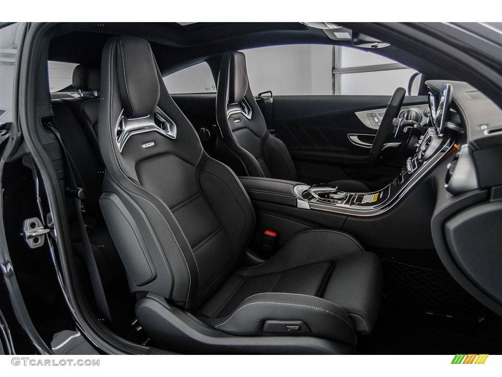 Black Interior 2018 Mercedes-Benz C 63 S AMG Coupe Photo #123055387